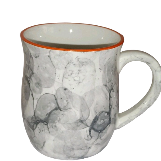 White & Grey Ceramic Mug