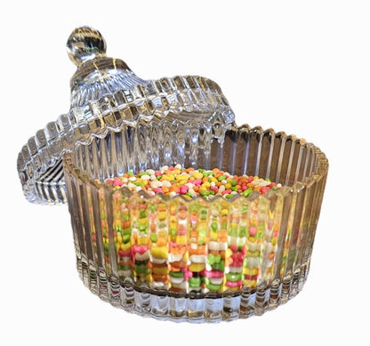 Crystal Clear Candy Jar With Lid