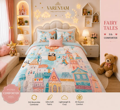 Fairy Tales Single Bed Reverseable Comforter