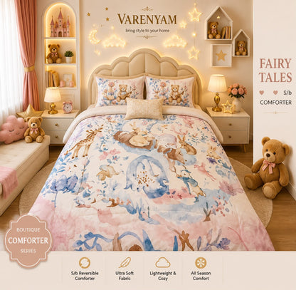 Fairy Tales Single Bed Reverseable Comforter