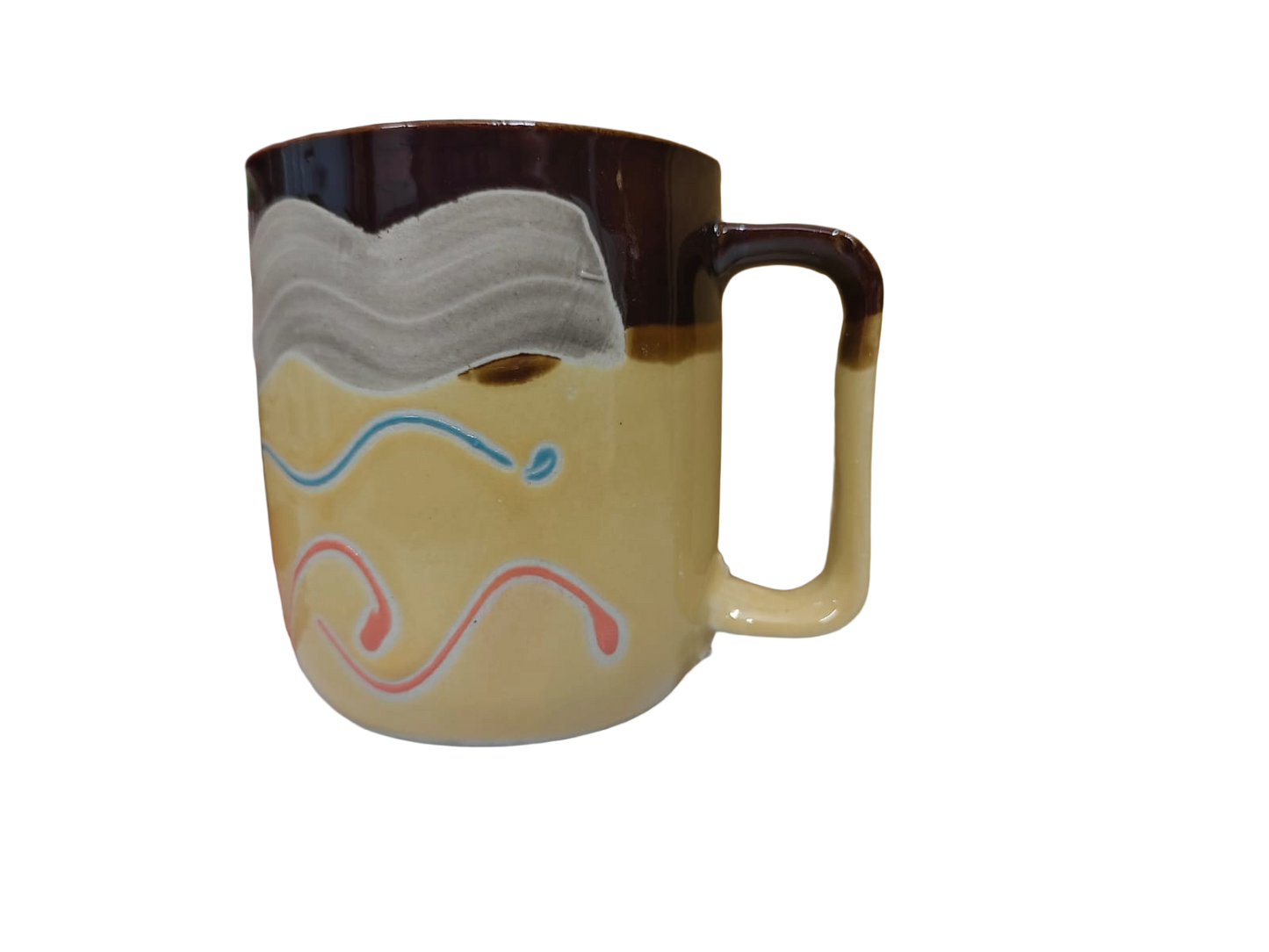 Cylindrical Ceramic Coffee Mug