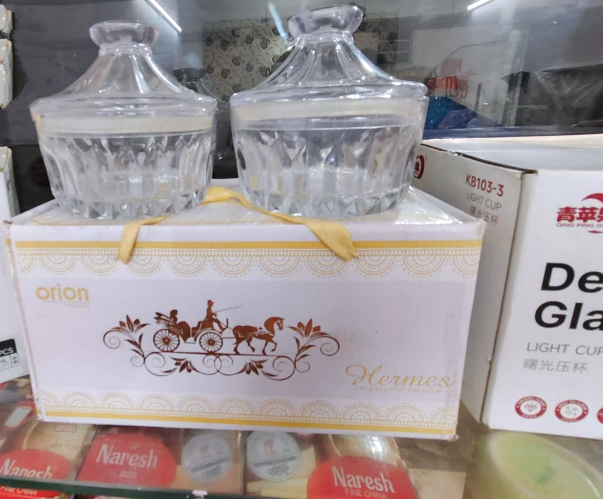 Glass Serving Bowls With Lid