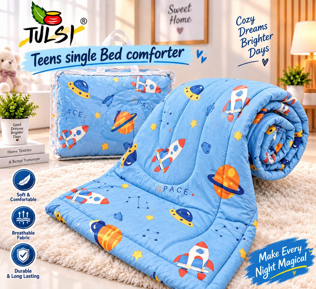 Single Bed Teen Comforter