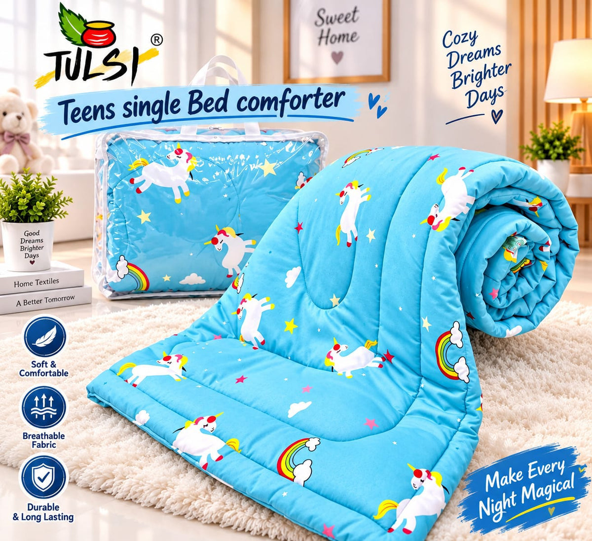 Single Bed Teen Comforter