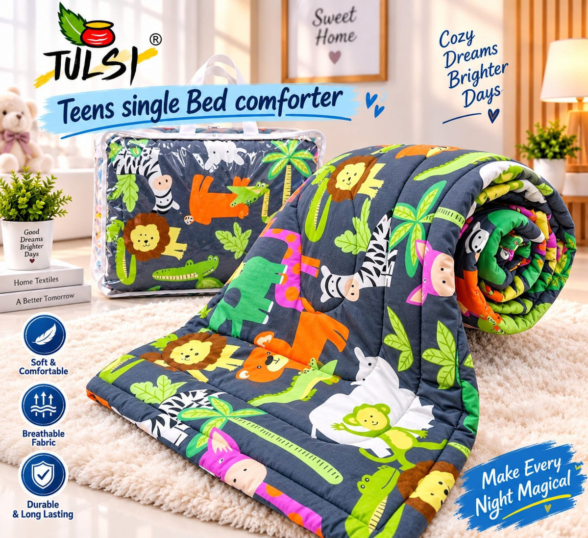 Single Bed Teen Comforter