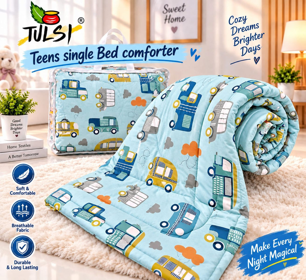 Single Bed Teen Comforter