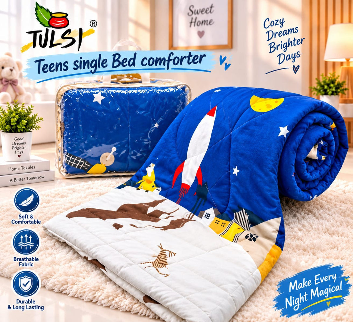Single Bed Teen Comforter