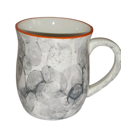 White & Grey Ceramic Mug